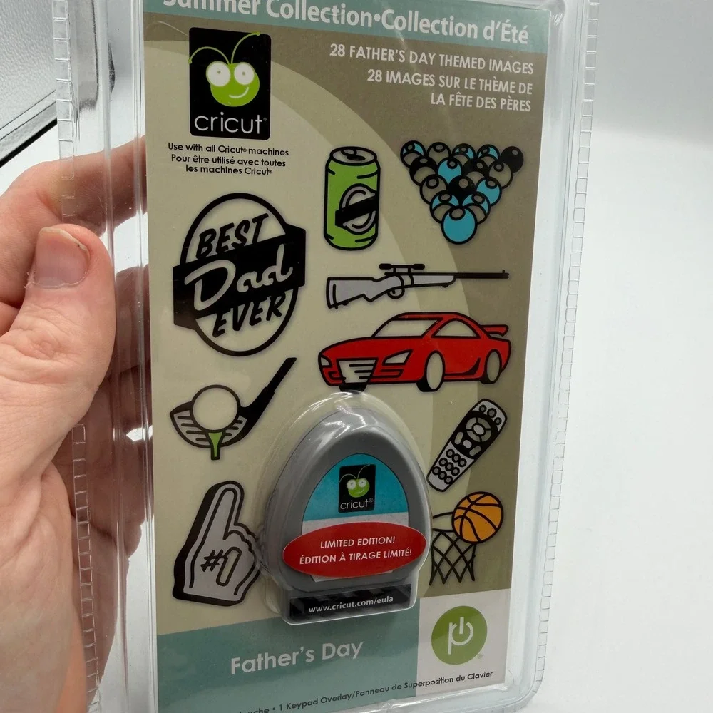 Cricut Father's Day Limited Edition Cartridge Summer Collection 2001004 New
